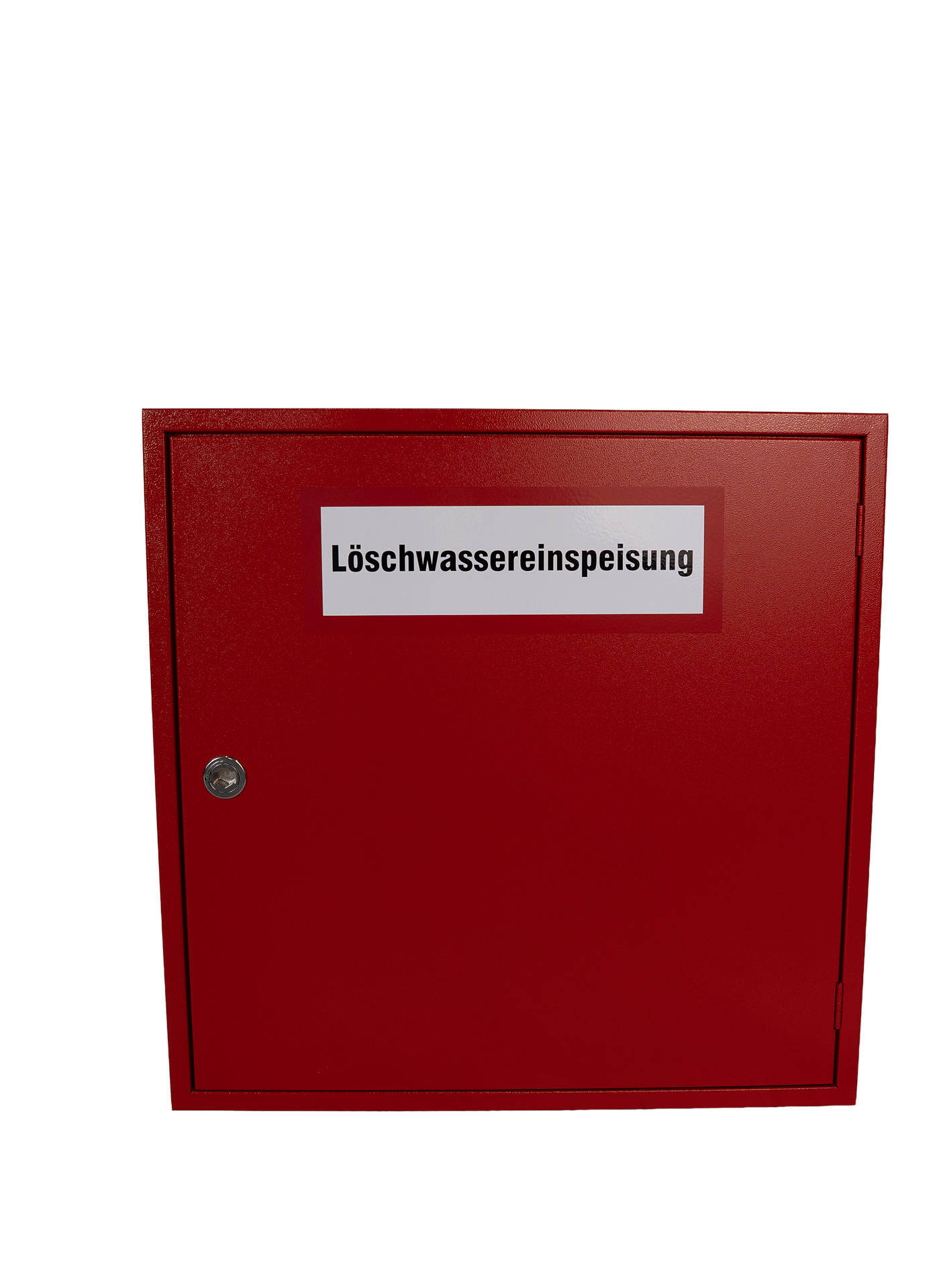 Geschlossener Schutzschrank für die Löschwassereinspeisung